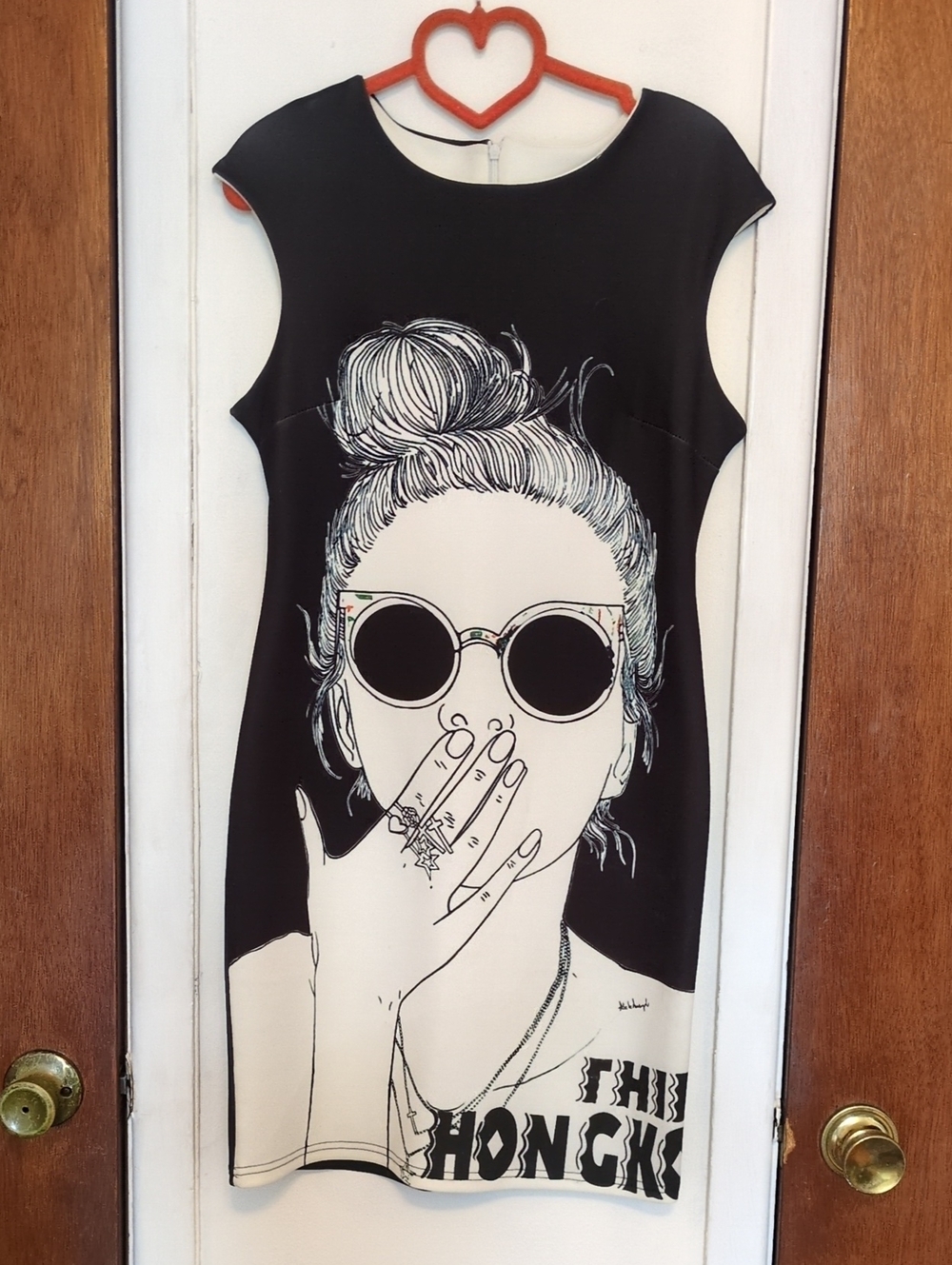 Black & Cream Wall Art Print - Fashion Illustration